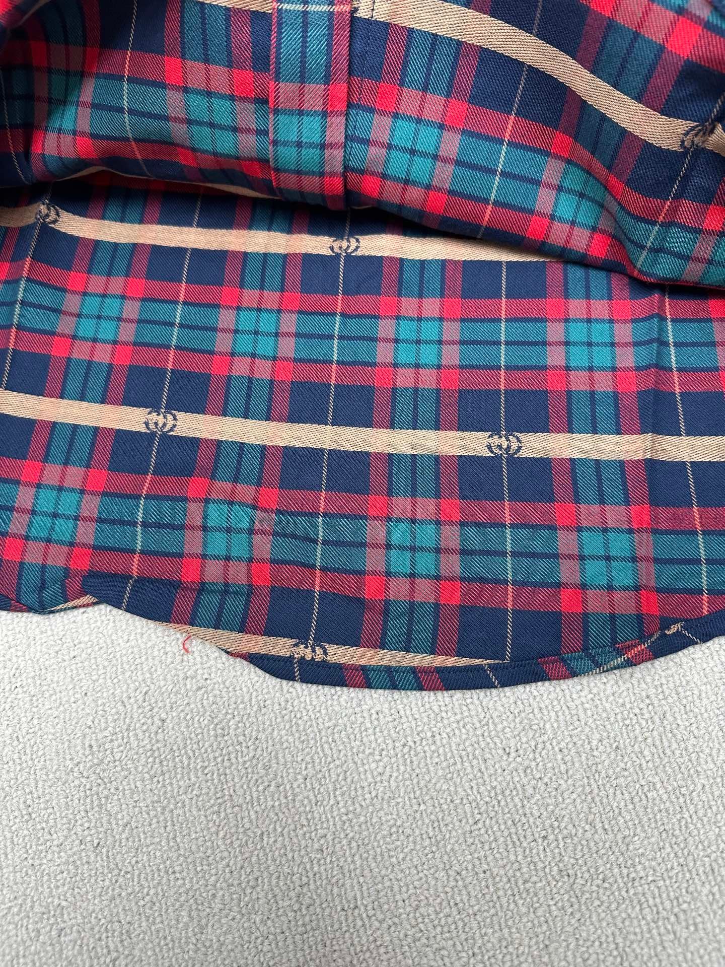 Gucci check-pattern cotton shirt 100902 - Image 6