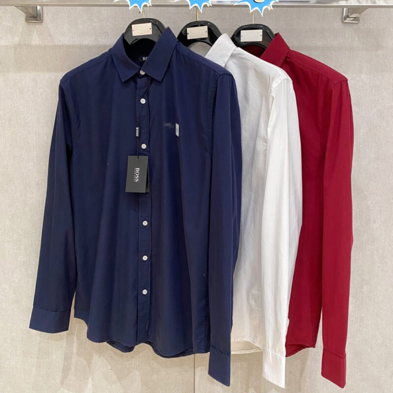 BOSS - Regular-fit shirt in cotton poplin 101003