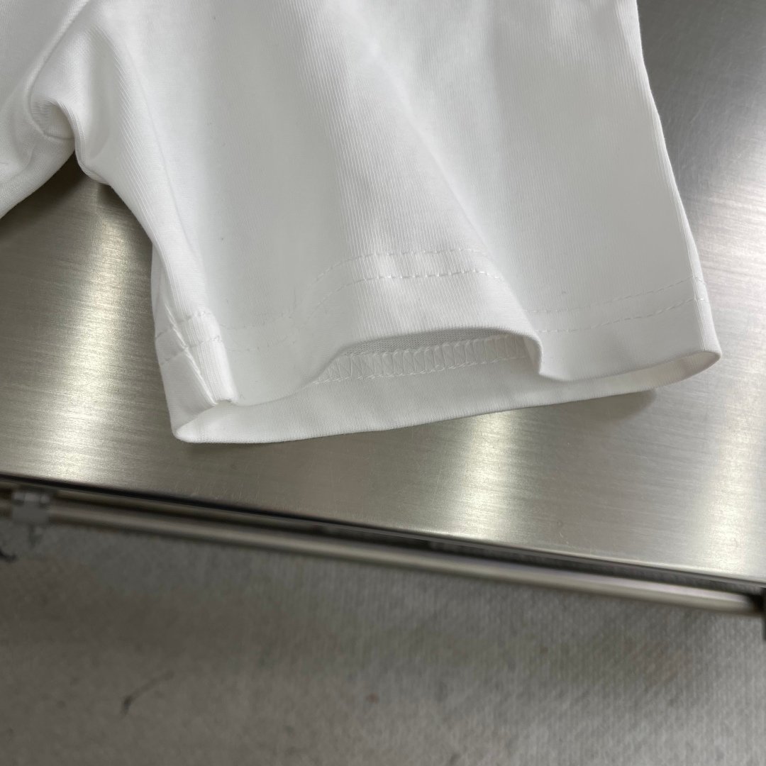 ALO Loose and three-dimensional printed short-sleeved T-shirt 101301 - Image 6