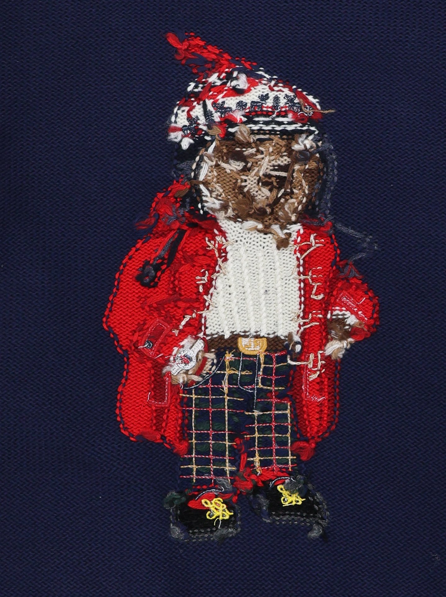 Polo Little Bear Heavy Duty Embroidered Pattern Knitted Pullover D101403 - Image 5