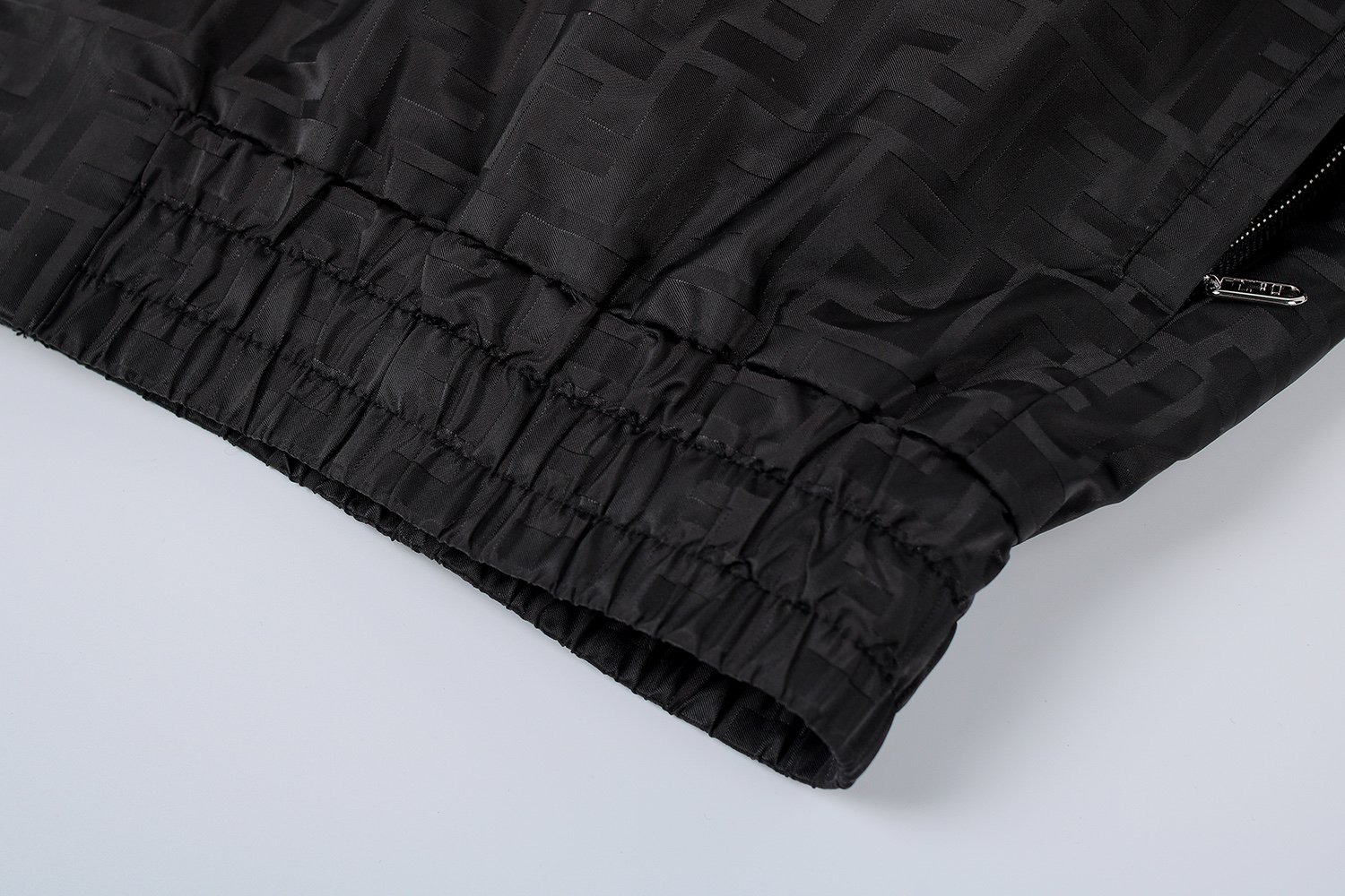 FENDI Standing Collar Nylon Pilot Jacket Coat 101602 - Image 5