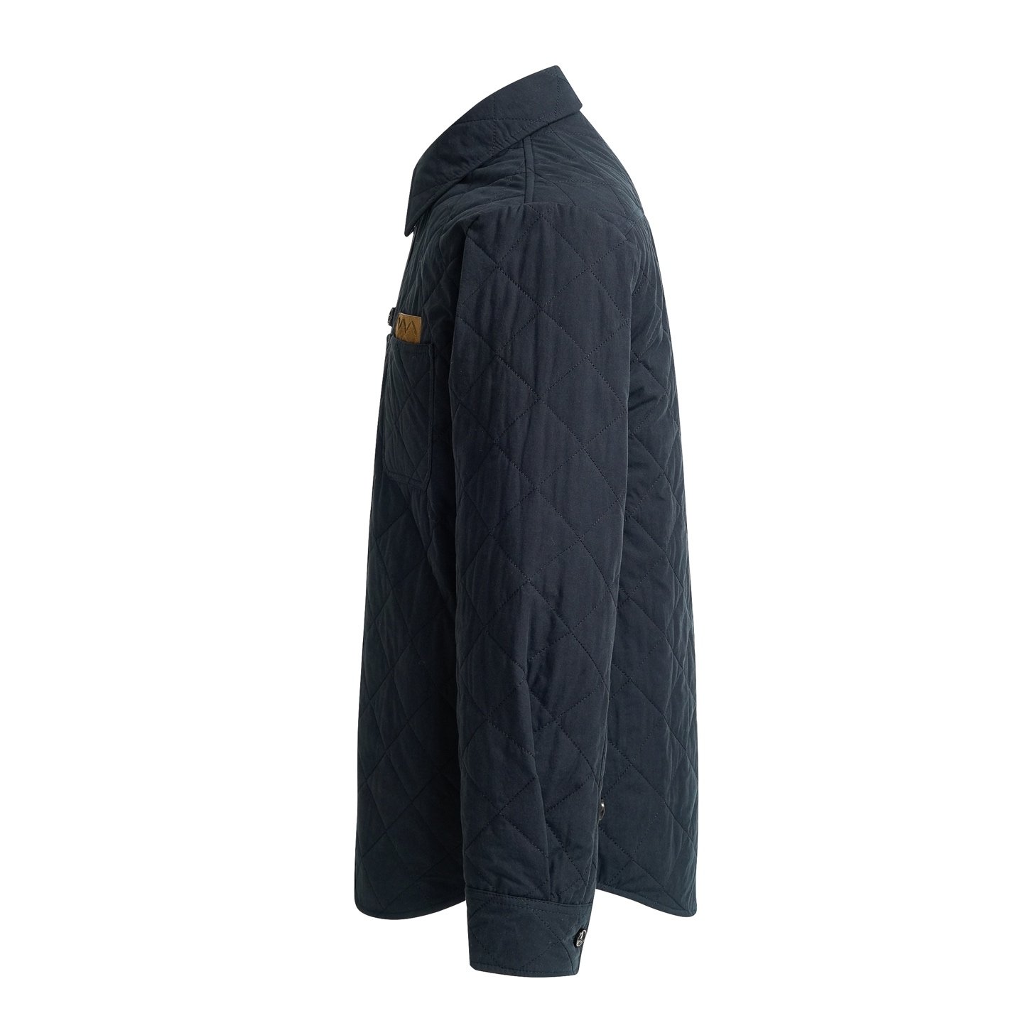 BV Buttoned Diamond Pattern Cotton Coat 101702 - Image 3