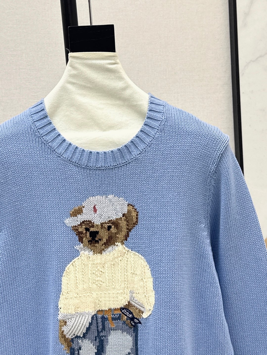 RL Little Bear Hooked Pattern Pullover Sweater D101801 - Image 5