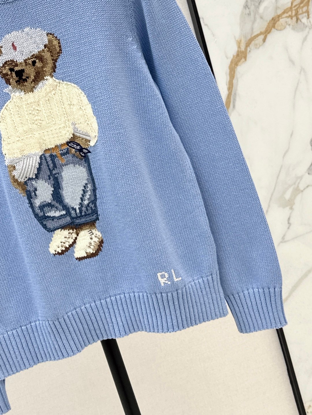 RL Little Bear Hooked Pattern Pullover Sweater D101801 - Image 6