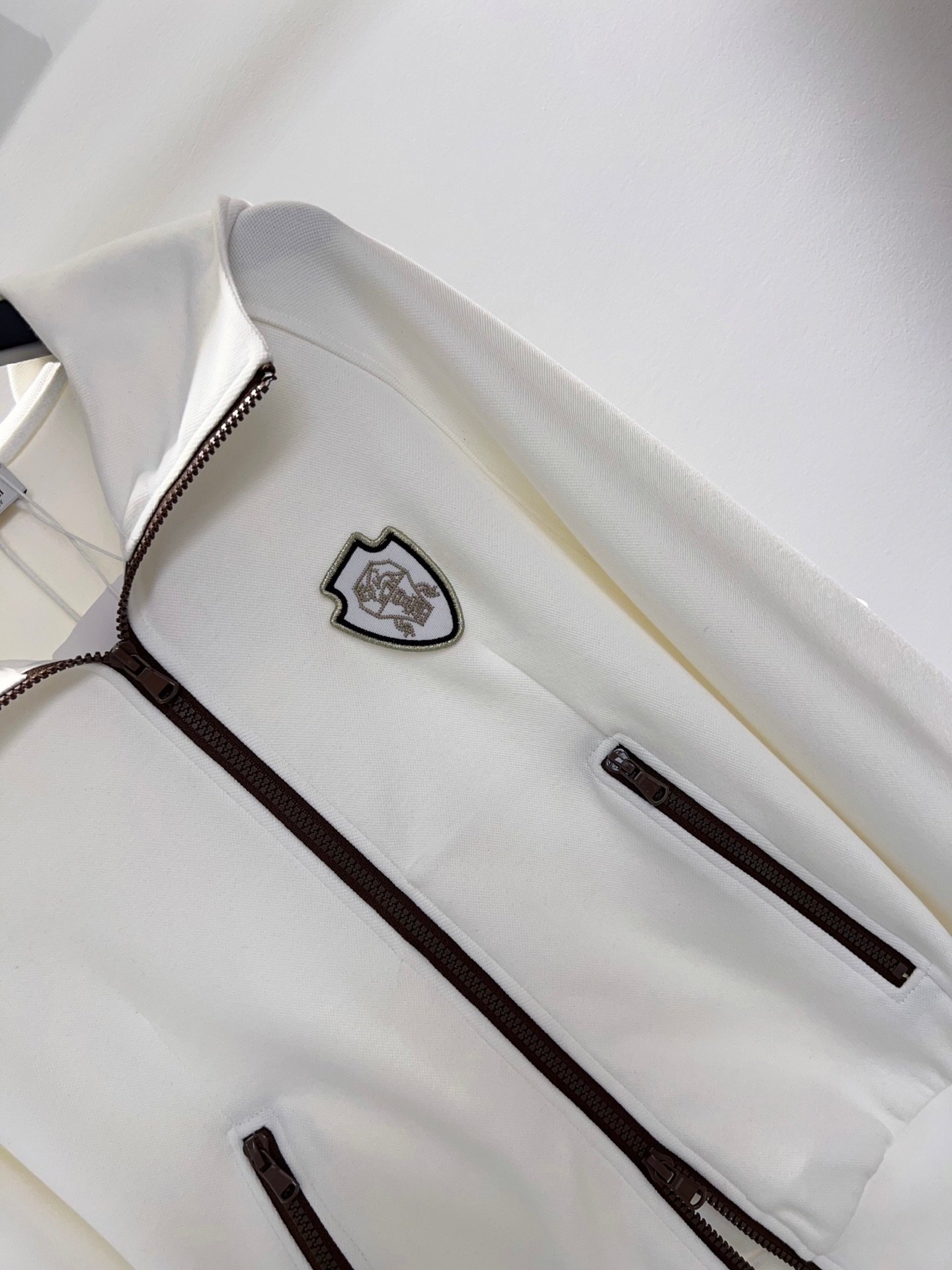 Brunello Double zipped long-sleeved sports shirt D102002 - Image 5