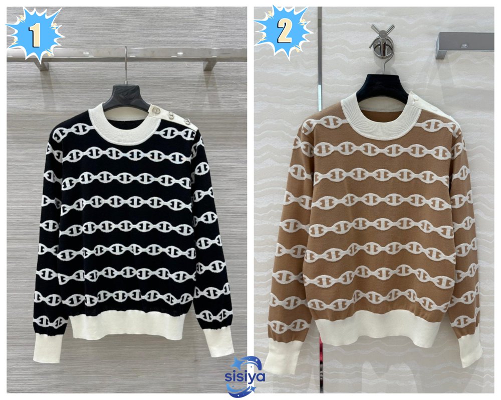 HERMES Chaine dAncre knitwear sweater D101002