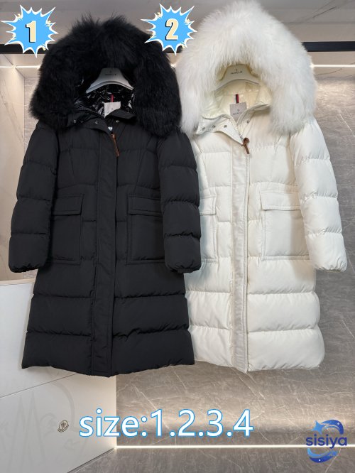 Moncler fox fur collar down jacket D110408