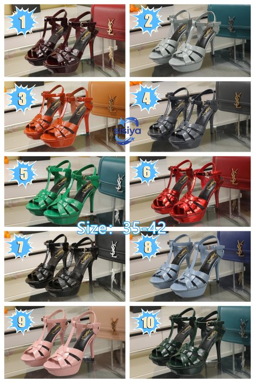 YSL Leather High Heels L112006