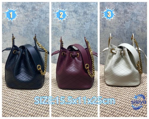 YSL Lambskin Bucket Bag L111109