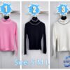 Chanle semi-high-neck knitted sweater D111410