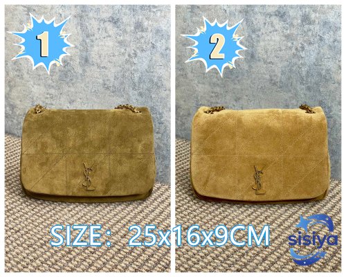 YSL Leather Suede Underarm Supporter L110507