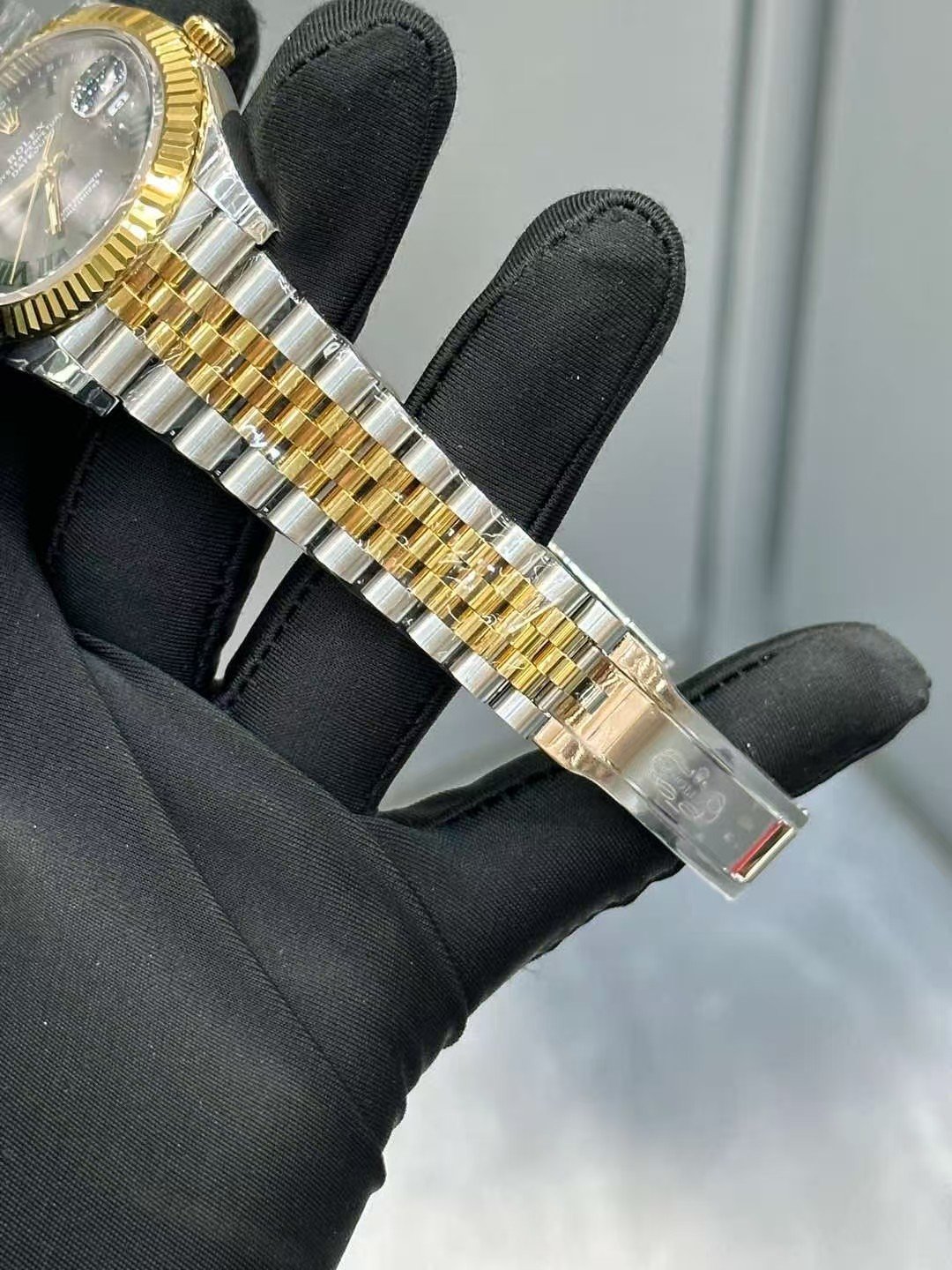 Rolex Oyster Perpetual Datejust 36 in yellow Rolesor L112202 - Image 7