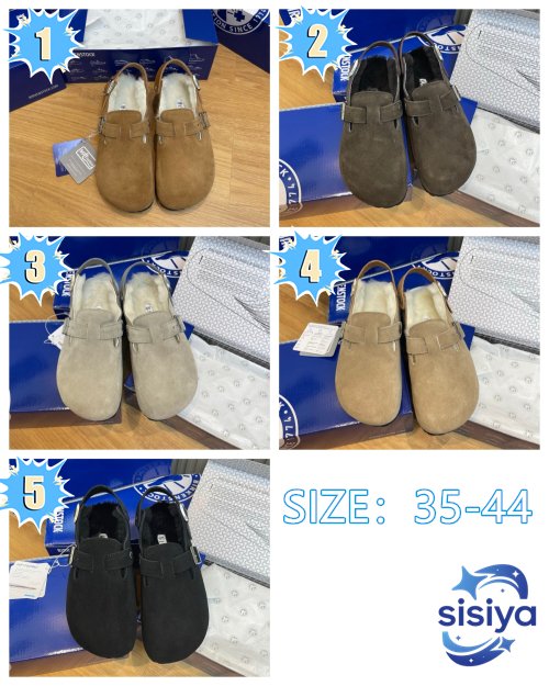 Birkenstock Tokio Shearling Suede Leather L110702