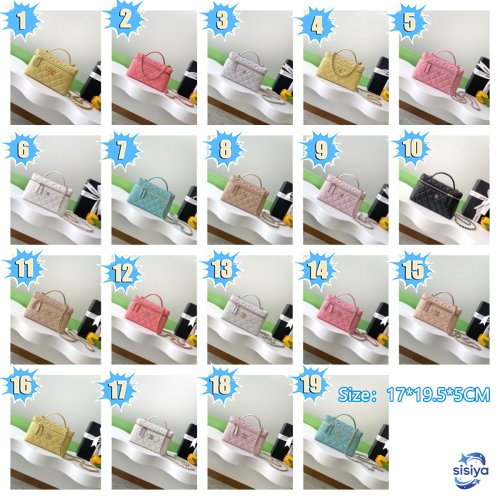 Chanel Quilted Top Handle Vanity L110403