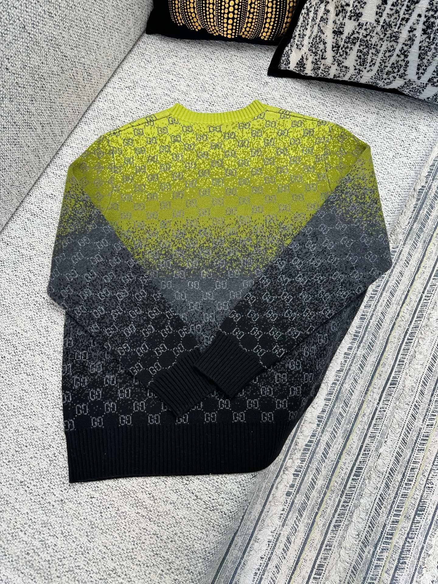 Gucci GG wool cashmere jacquard sweater 110502 - Image 9