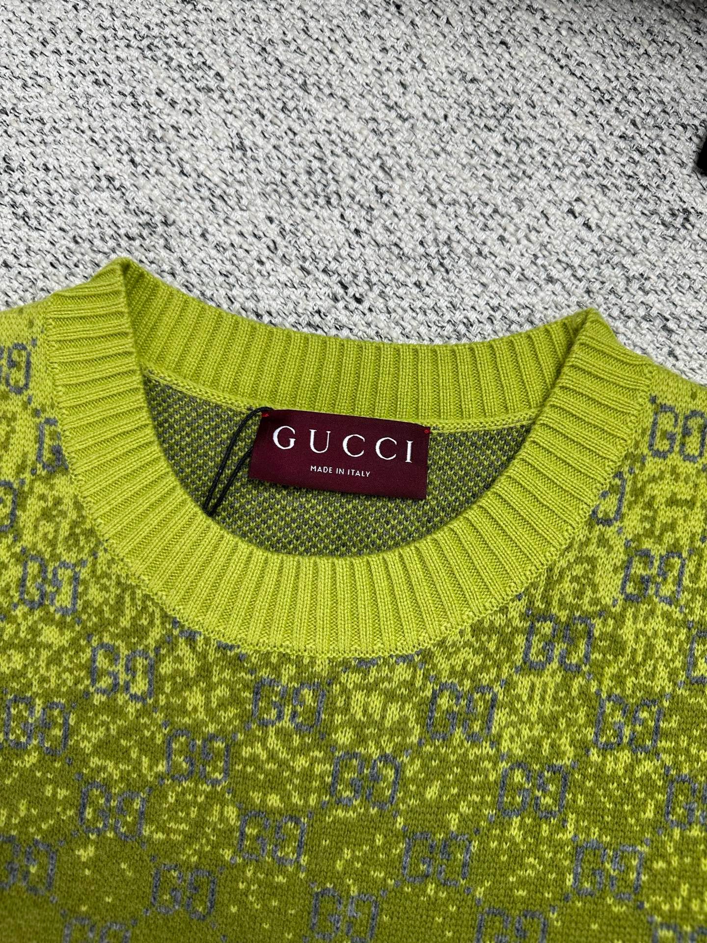 Gucci GG wool cashmere jacquard sweater 110502 - Image 8