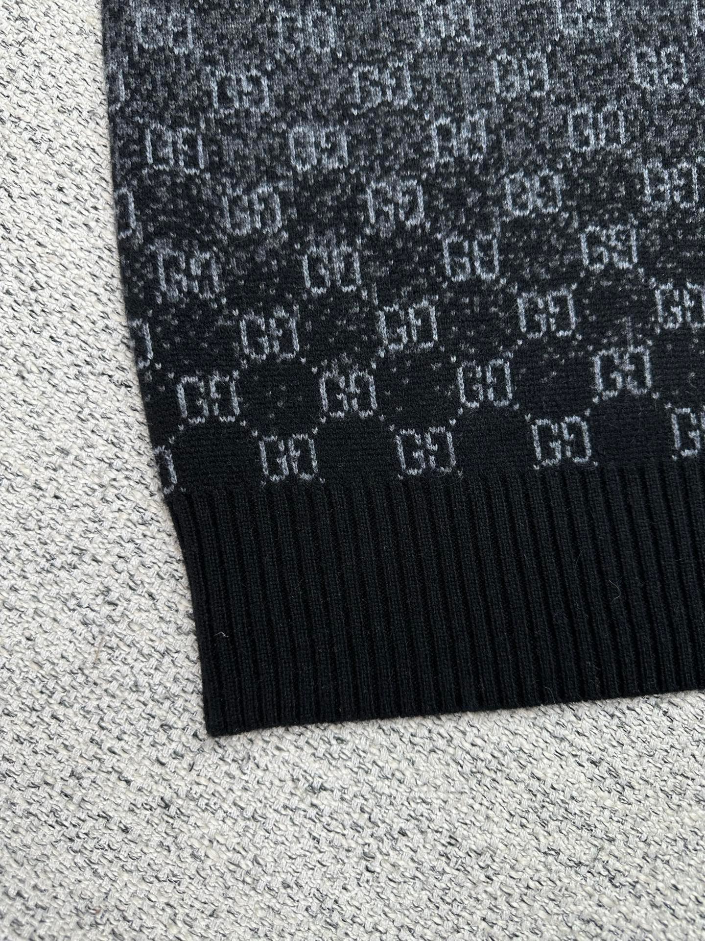 Gucci GG wool cashmere jacquard sweater 110502 - Image 5