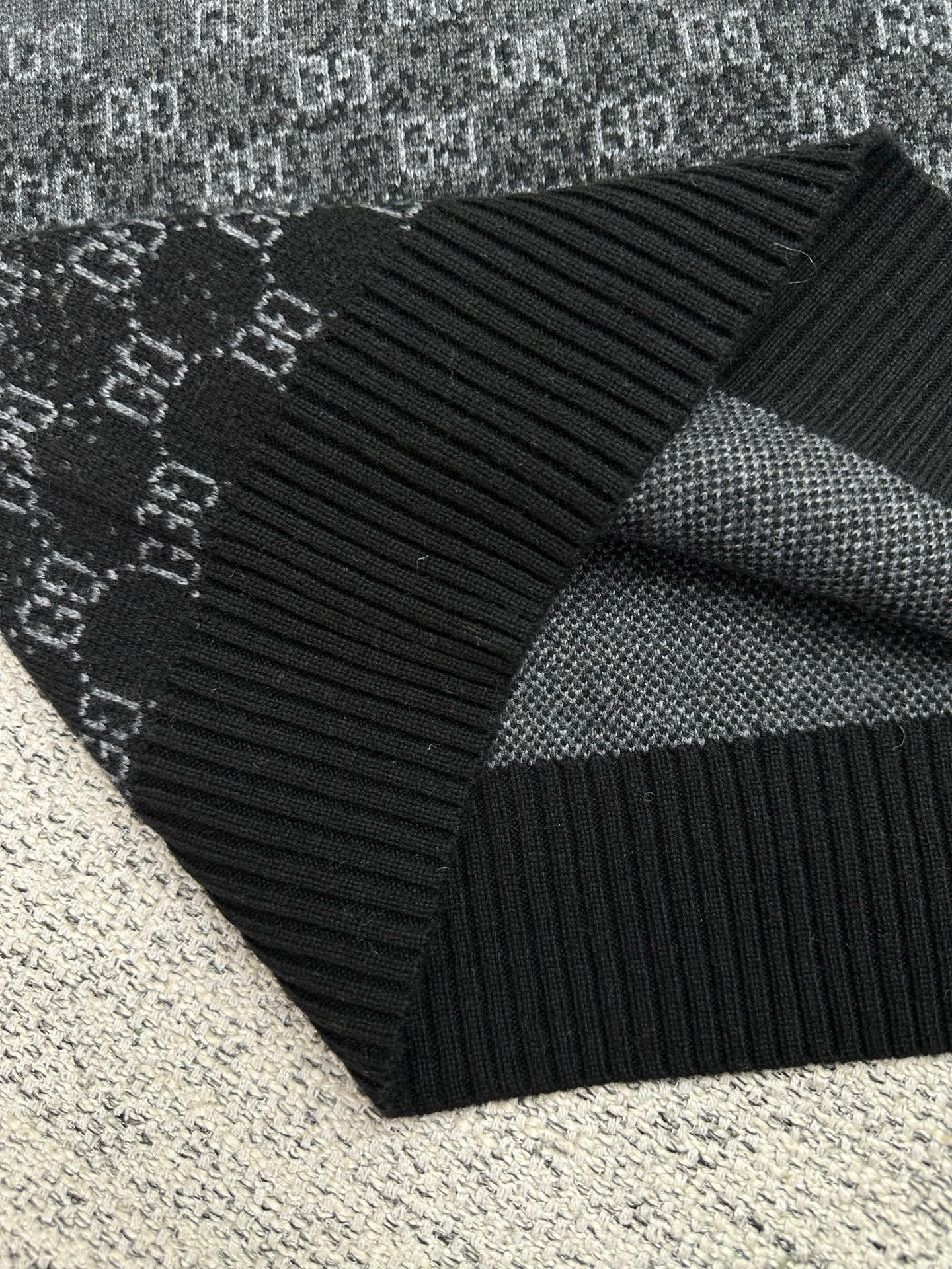 Gucci GG wool cashmere jacquard sweater 110502 - Image 4