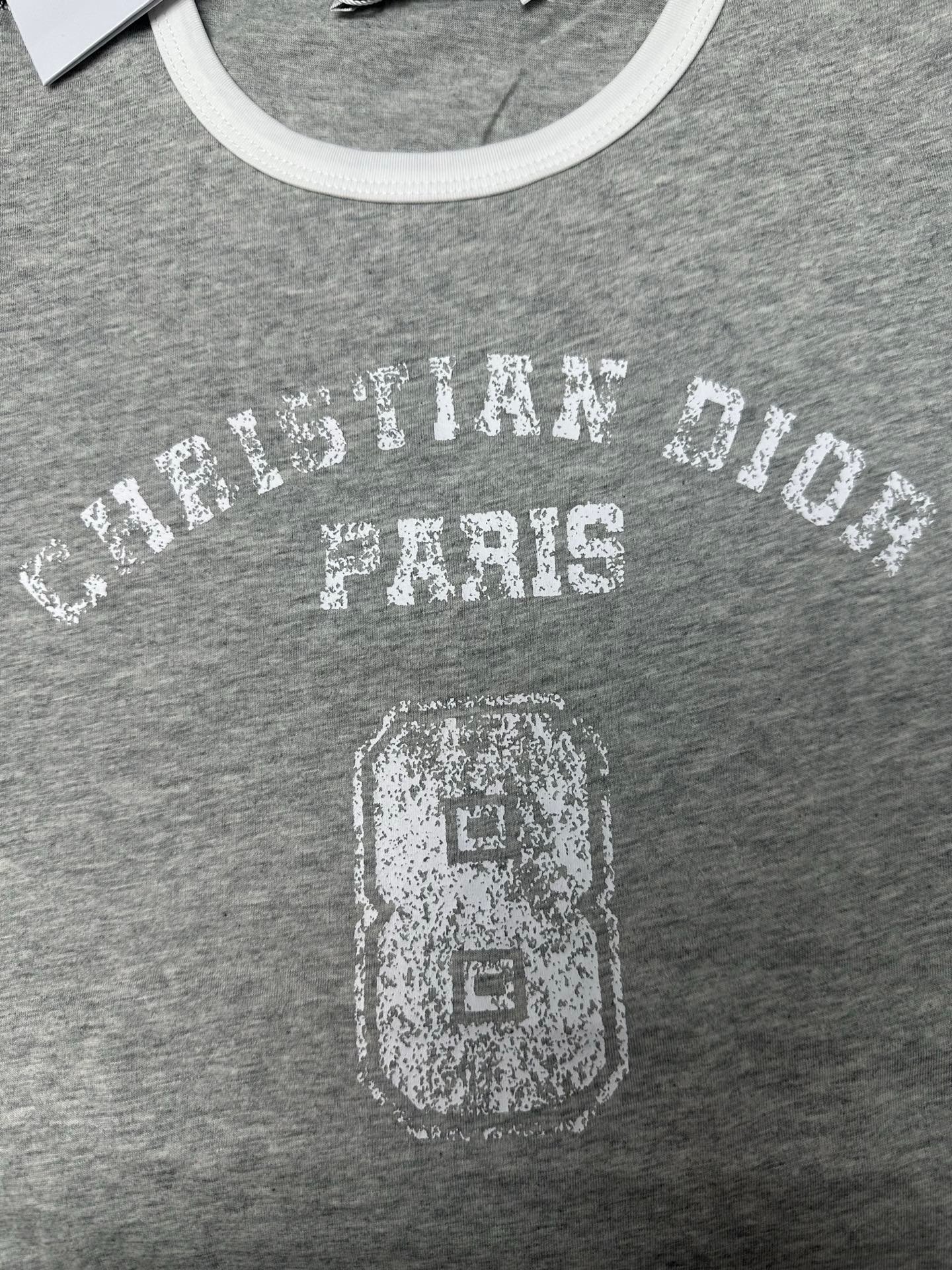 DIOR Round-neck T-shirt 110505 - Image 5