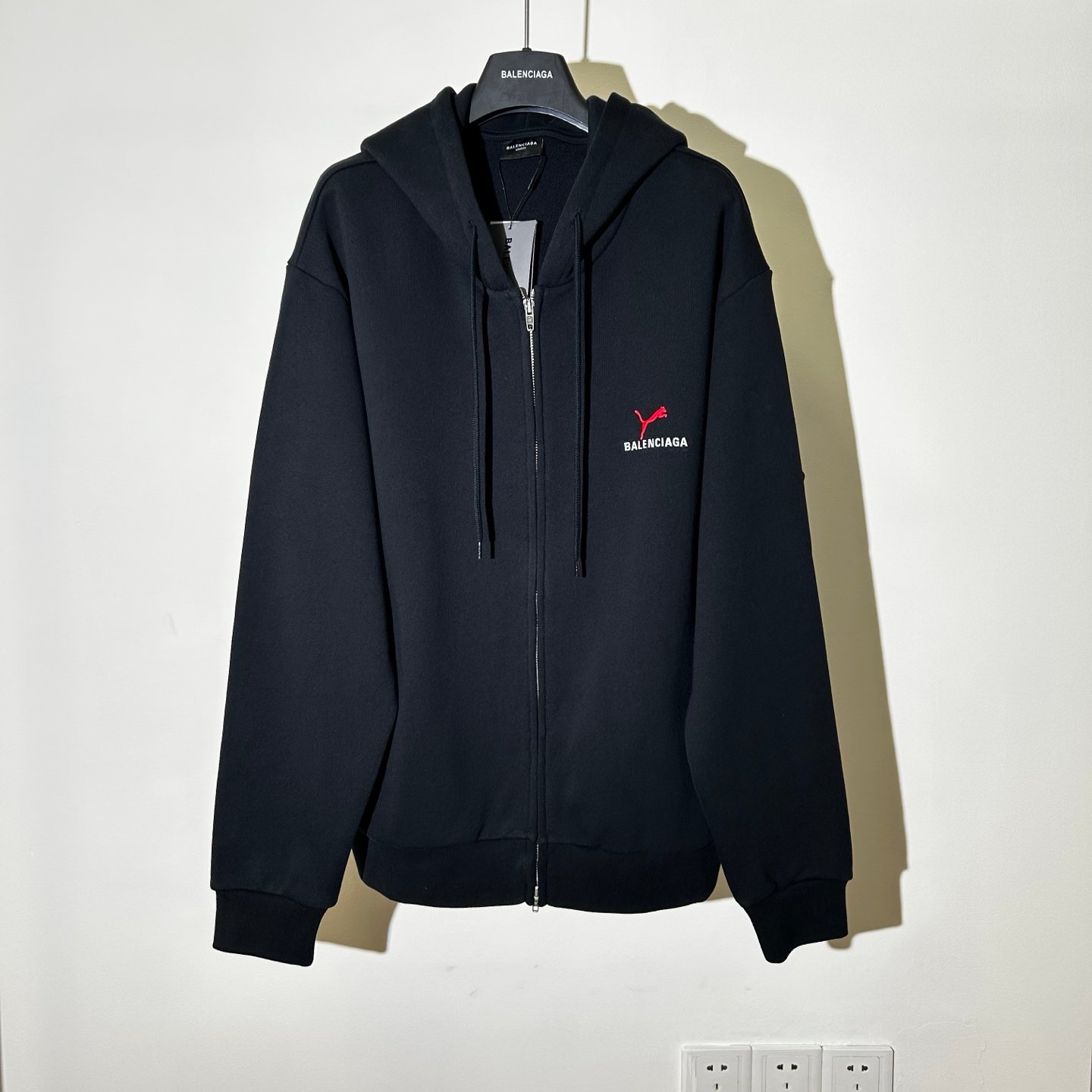 BALENCIAGA Thickened Sweatshirt Blazer 110508