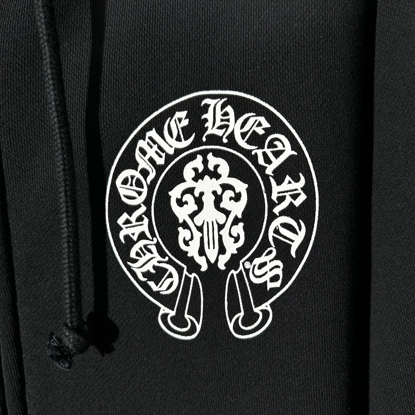 Chrome Hearts Totem Sanskrit Flag Print Zippered Drawstring Hooded Sweatshirt 110510 - Image 5