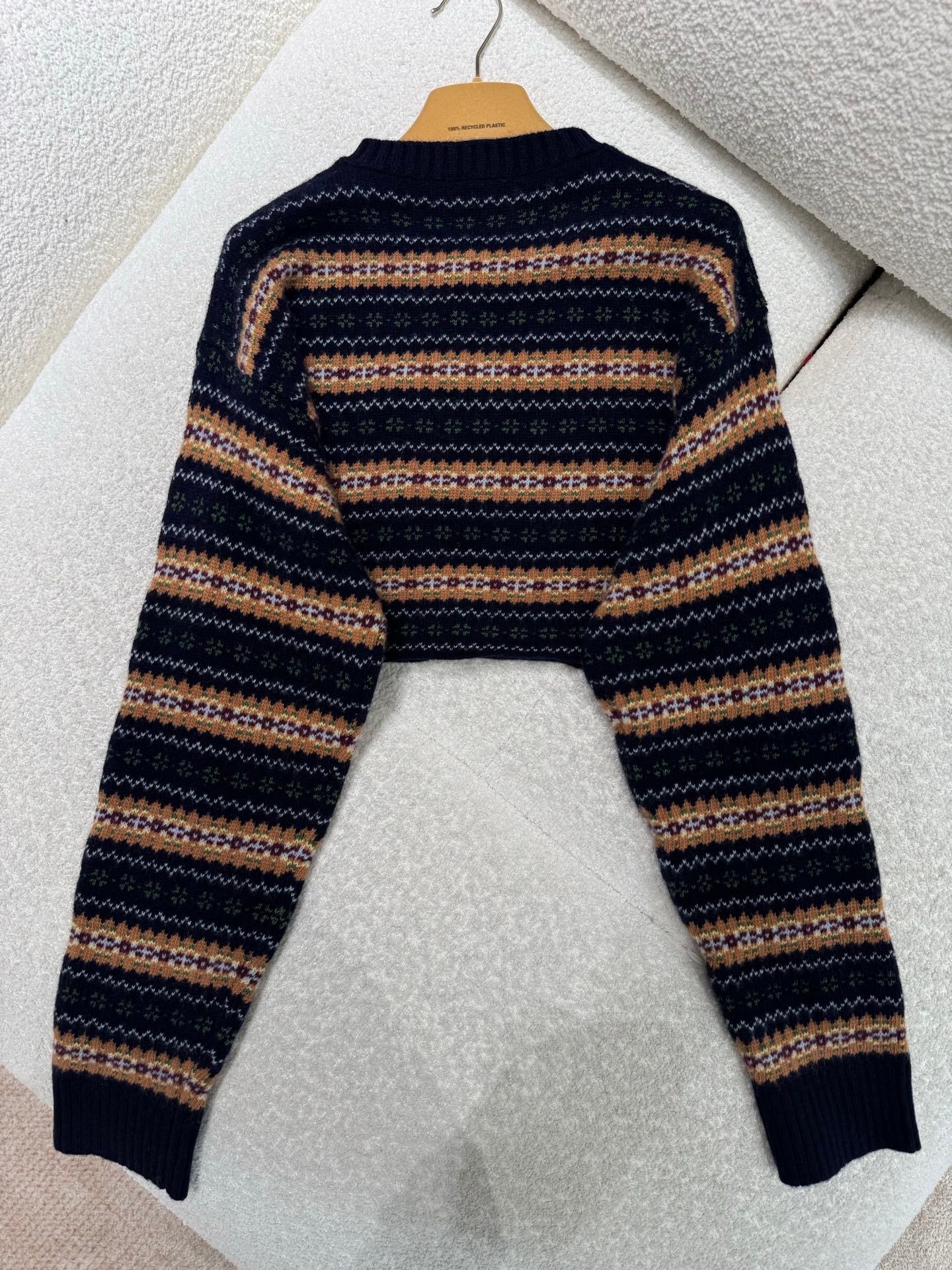 MiuMiu Scottish-style short-sleeved sweater D110707 - Image 3