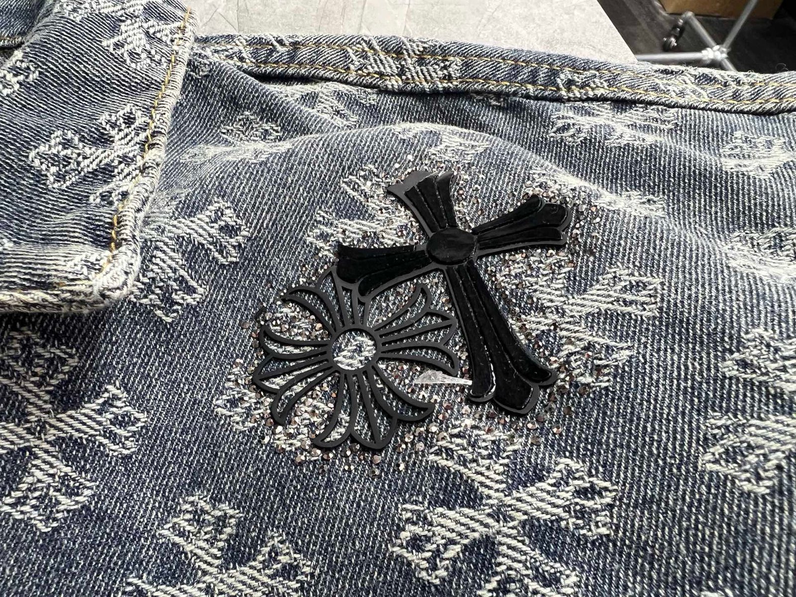 Chrome Hearts denim jacket 110802 - Image 4