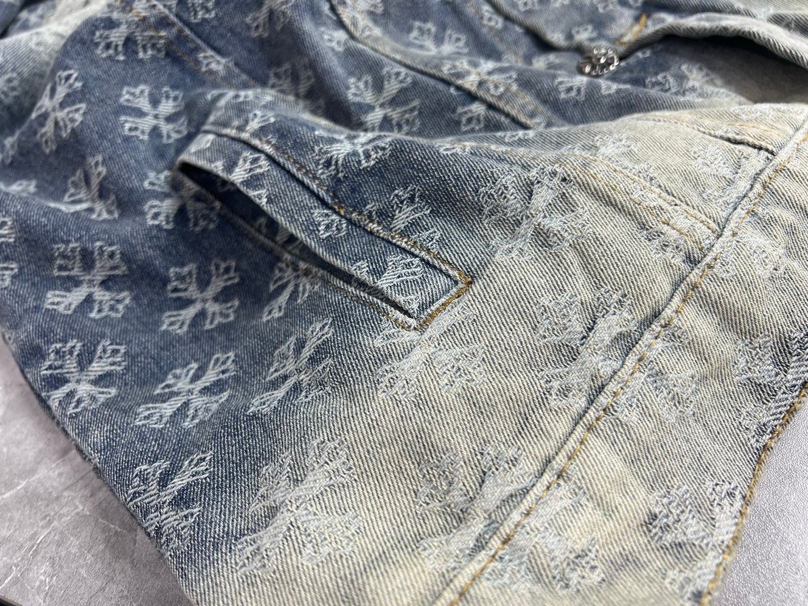 Chrome Hearts denim jacket 110802 - Image 5