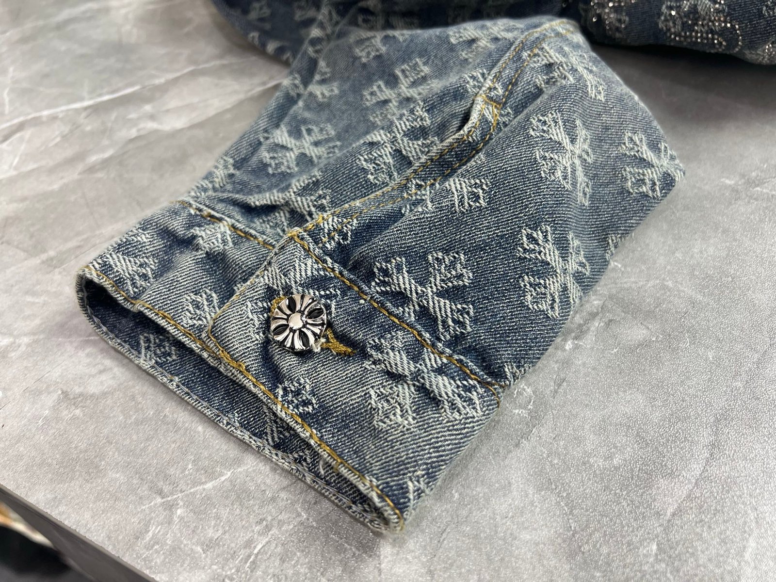 Chrome Hearts denim jacket 110802 - Image 7