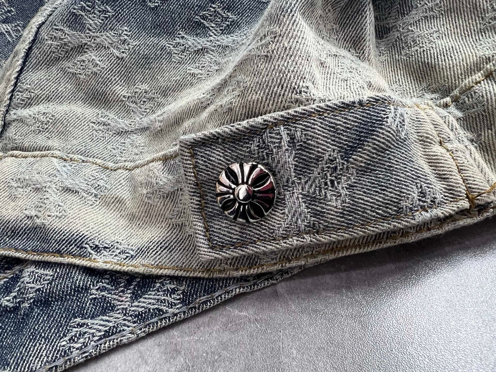 Chrome Hearts denim jacket 110802 - Image 9