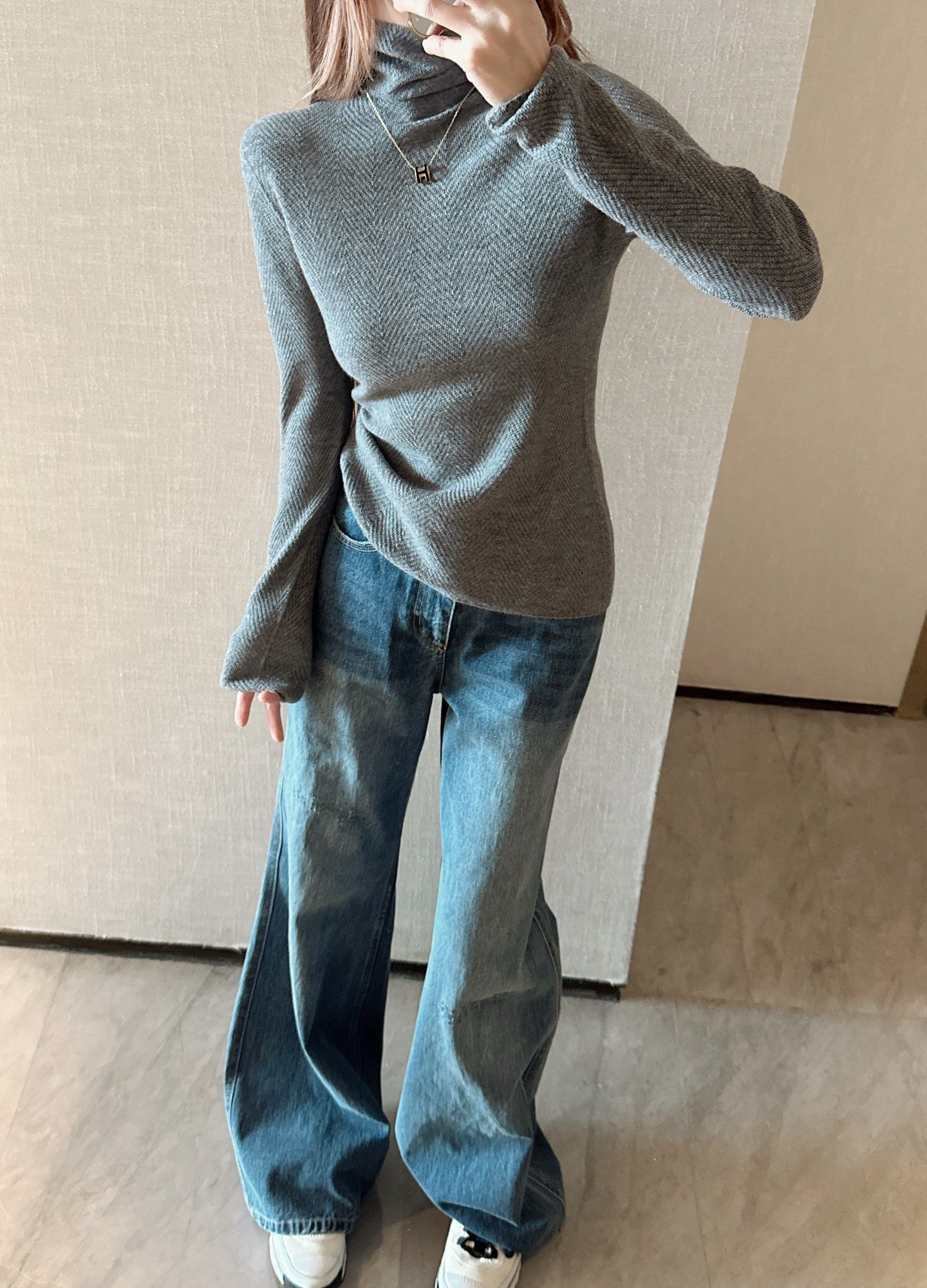 Loro Piana Turtleneck Cashmere Grain D111202 - Image 8