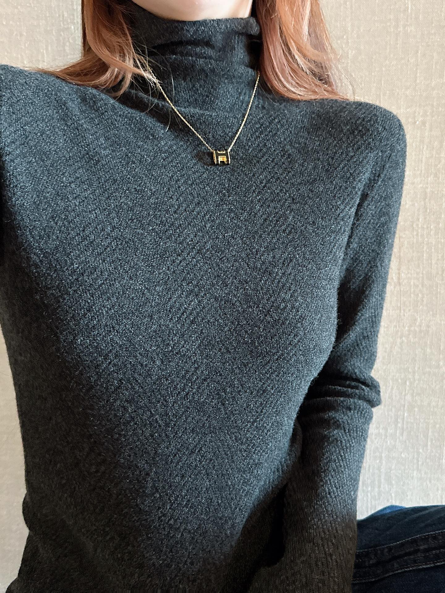 Loro Piana Turtleneck Cashmere Grain D111202 - Image 5