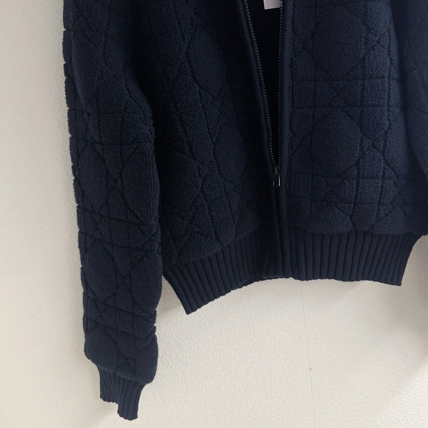 DIOR Notch-neck Zip Knit Cardigan Coat D111207 - Image 5