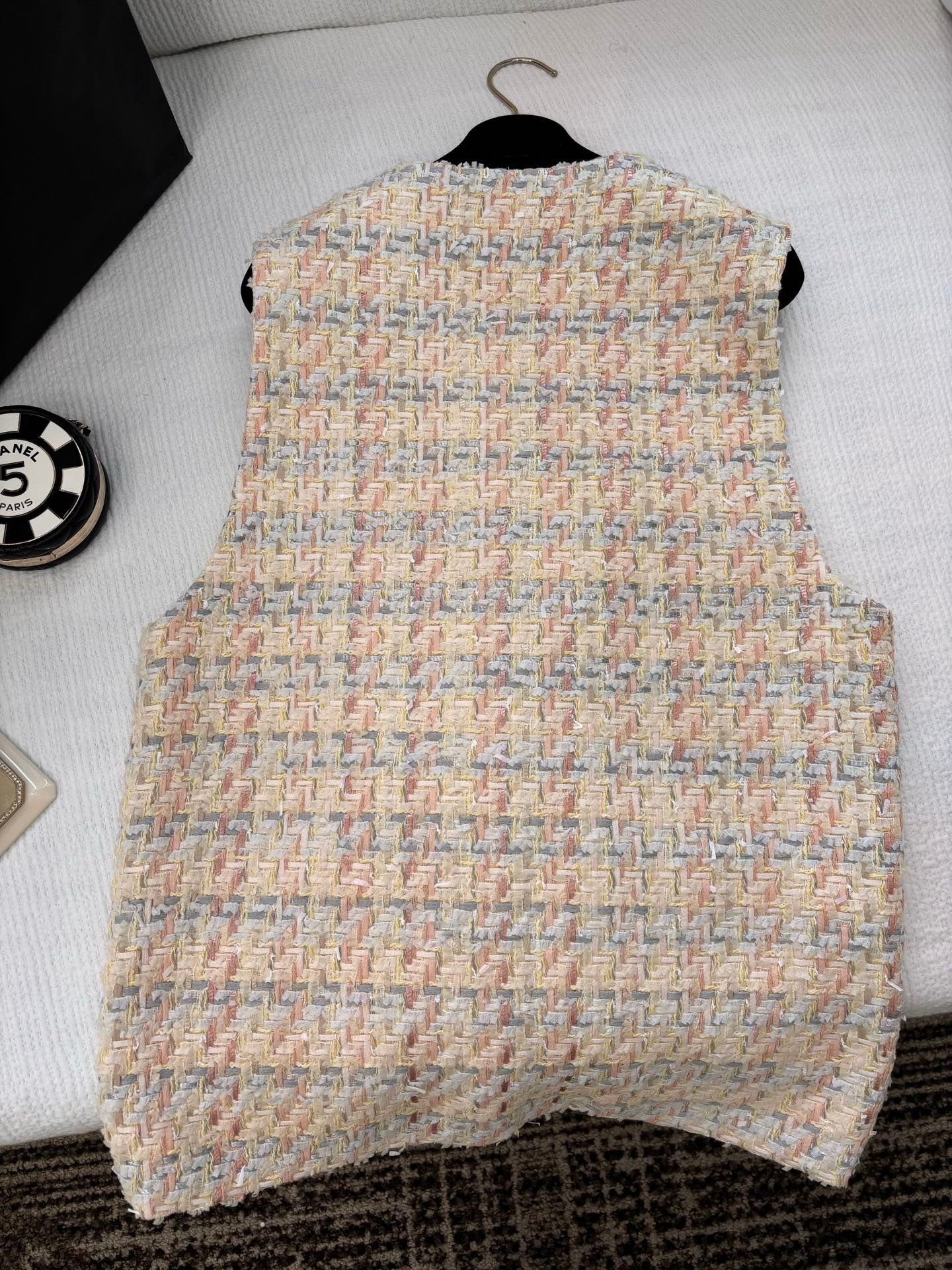 CHANEL Knitted Check Blazer D111208 - Image 5