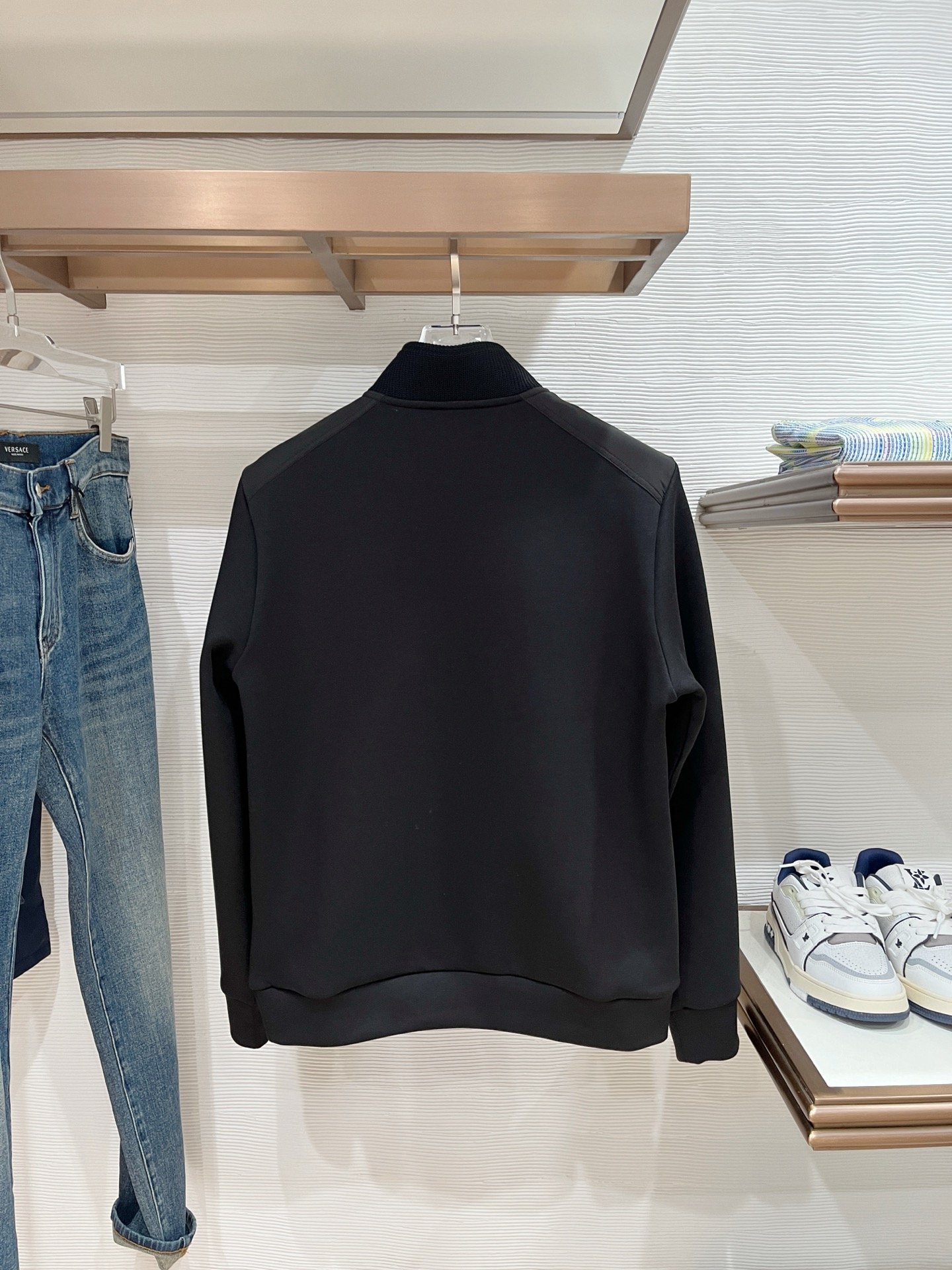 Prada Men's Wool Zippered Cardigan Sweater 111308 - Image 4