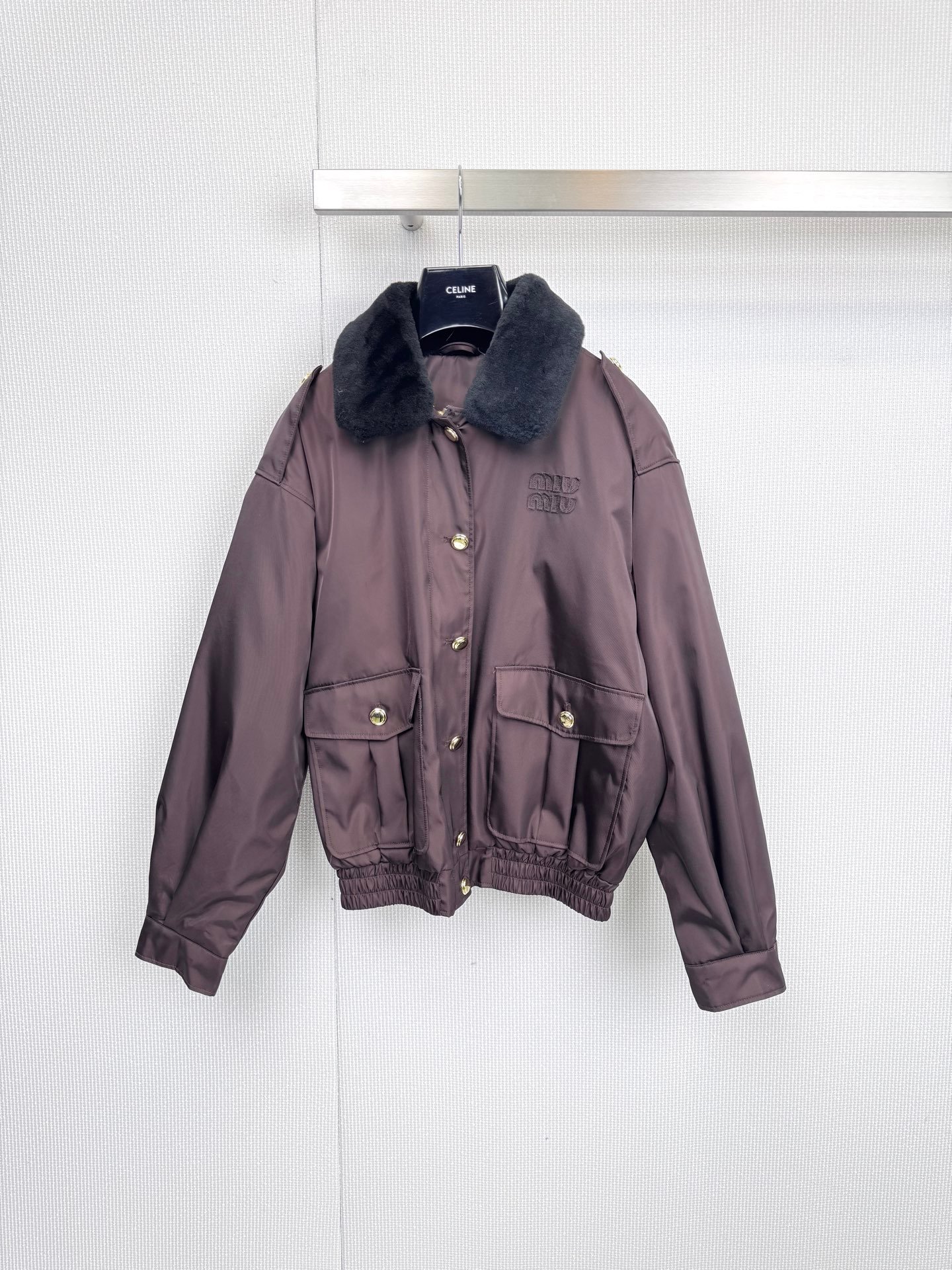 Miu Miu Technical Gazar Blouson Jacket D111407