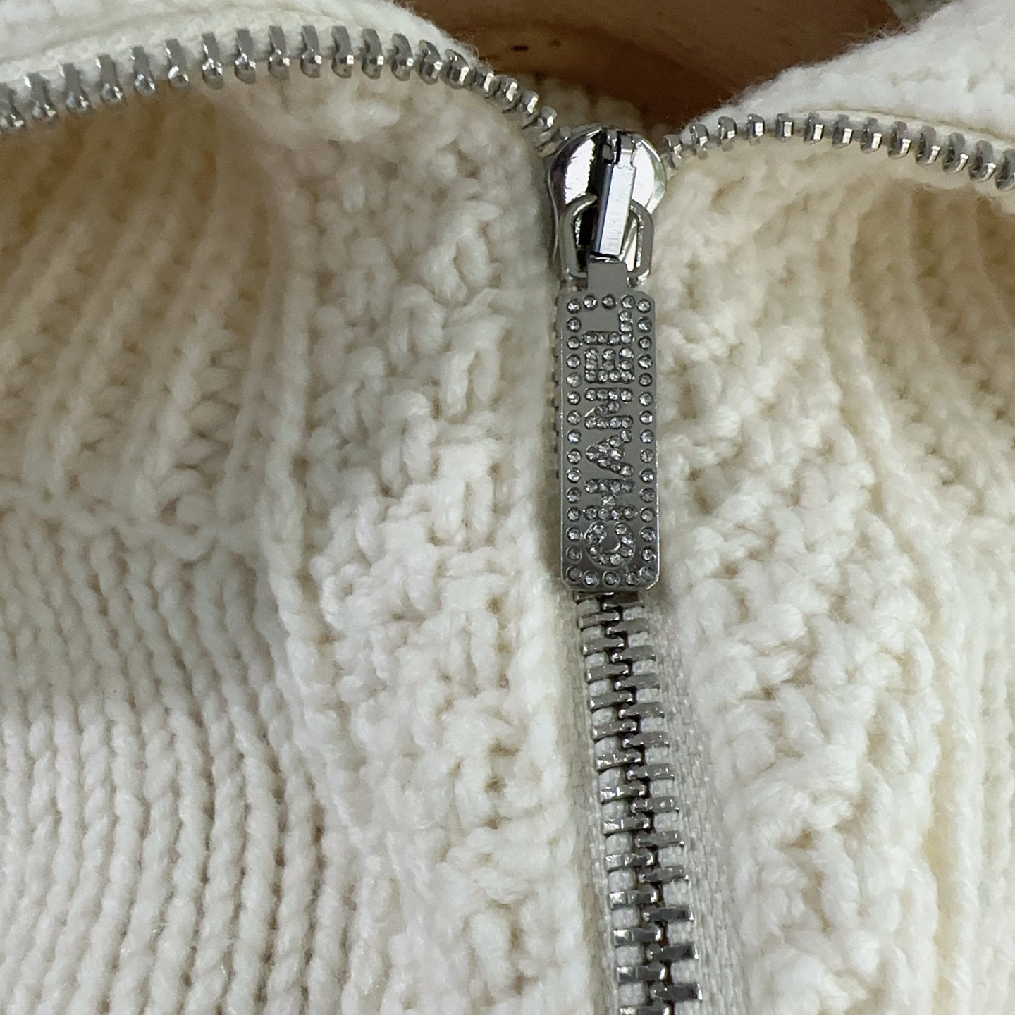Chanel Coarse Knit Zippered Blazer D111801 - Image 8
