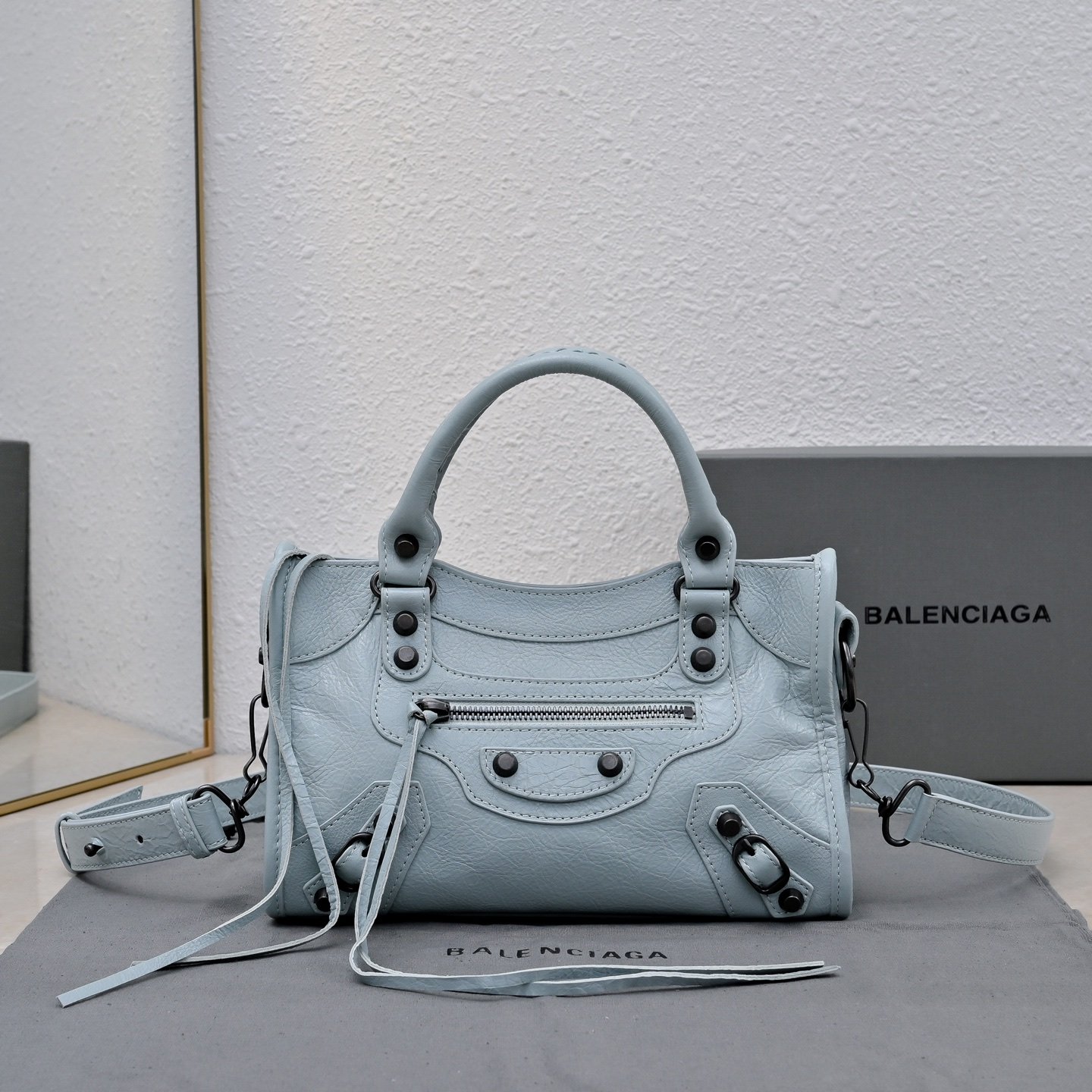 Balenciaga Mini Le City Tote Bag L111905 - Image 2