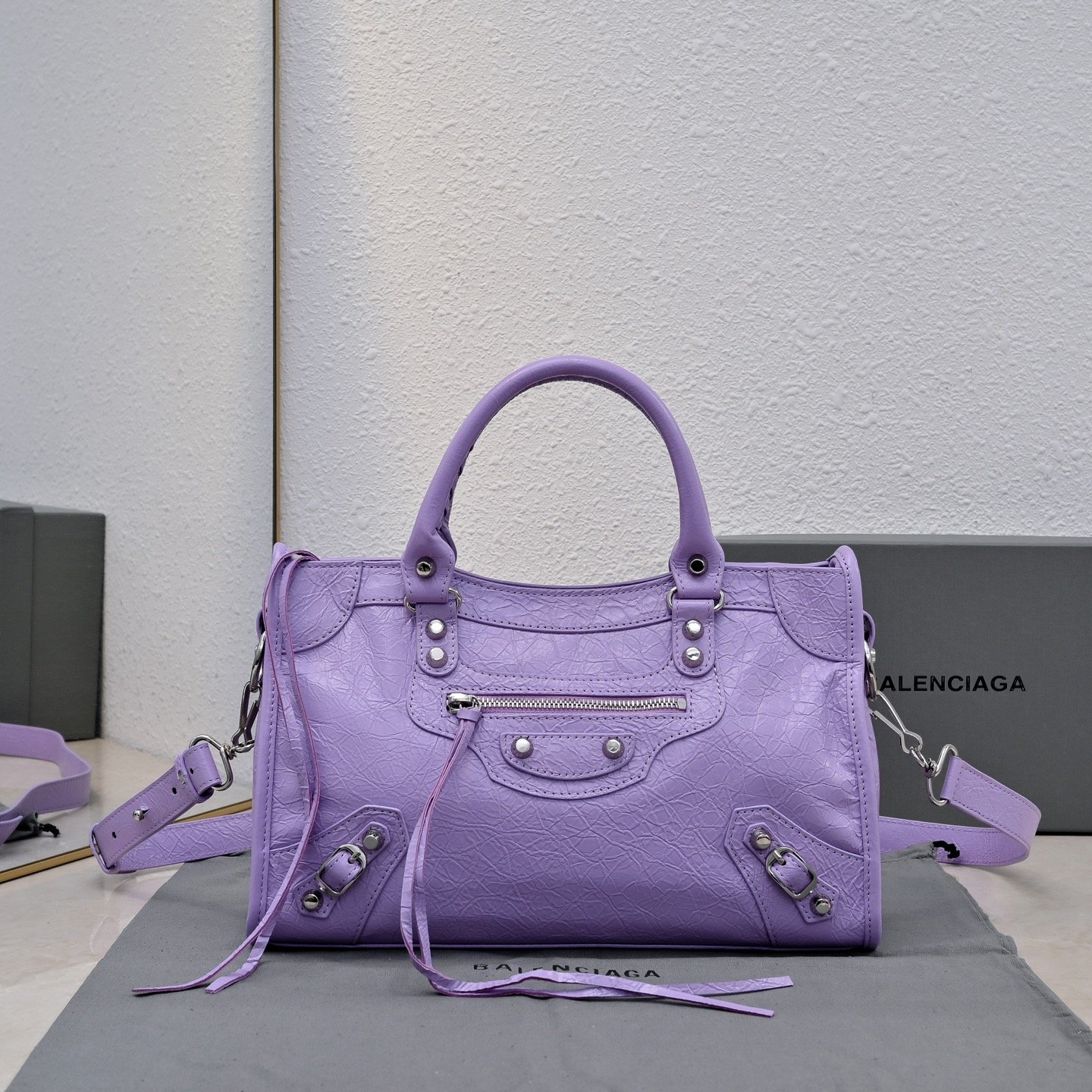 Balenciaga Mini Le City Tote Bag L111905 - Image 6