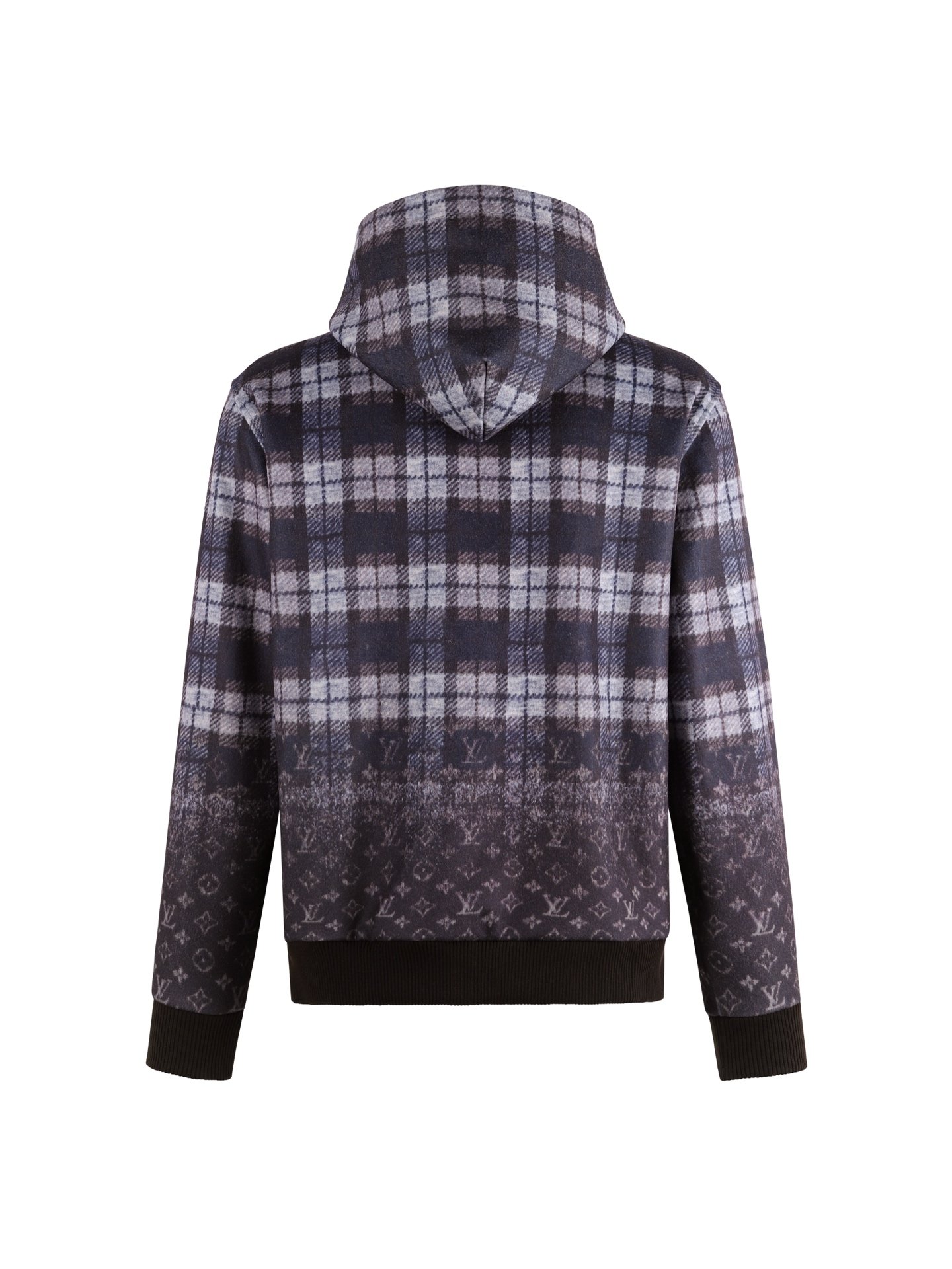 Louis Vuitton Monogram Faded Plaid Hoodie 112203 - Image 3