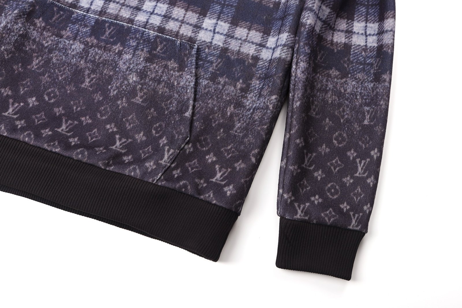 Louis Vuitton Monogram Faded Plaid Hoodie 112203 - Image 7