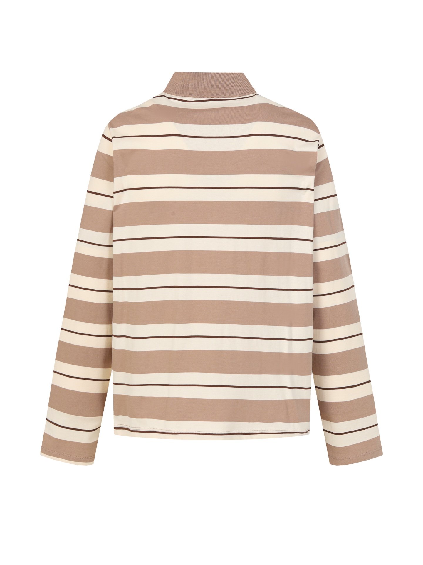 Miu Miu Striped Long-Sleeved Polo Shirt D112501 - Image 3