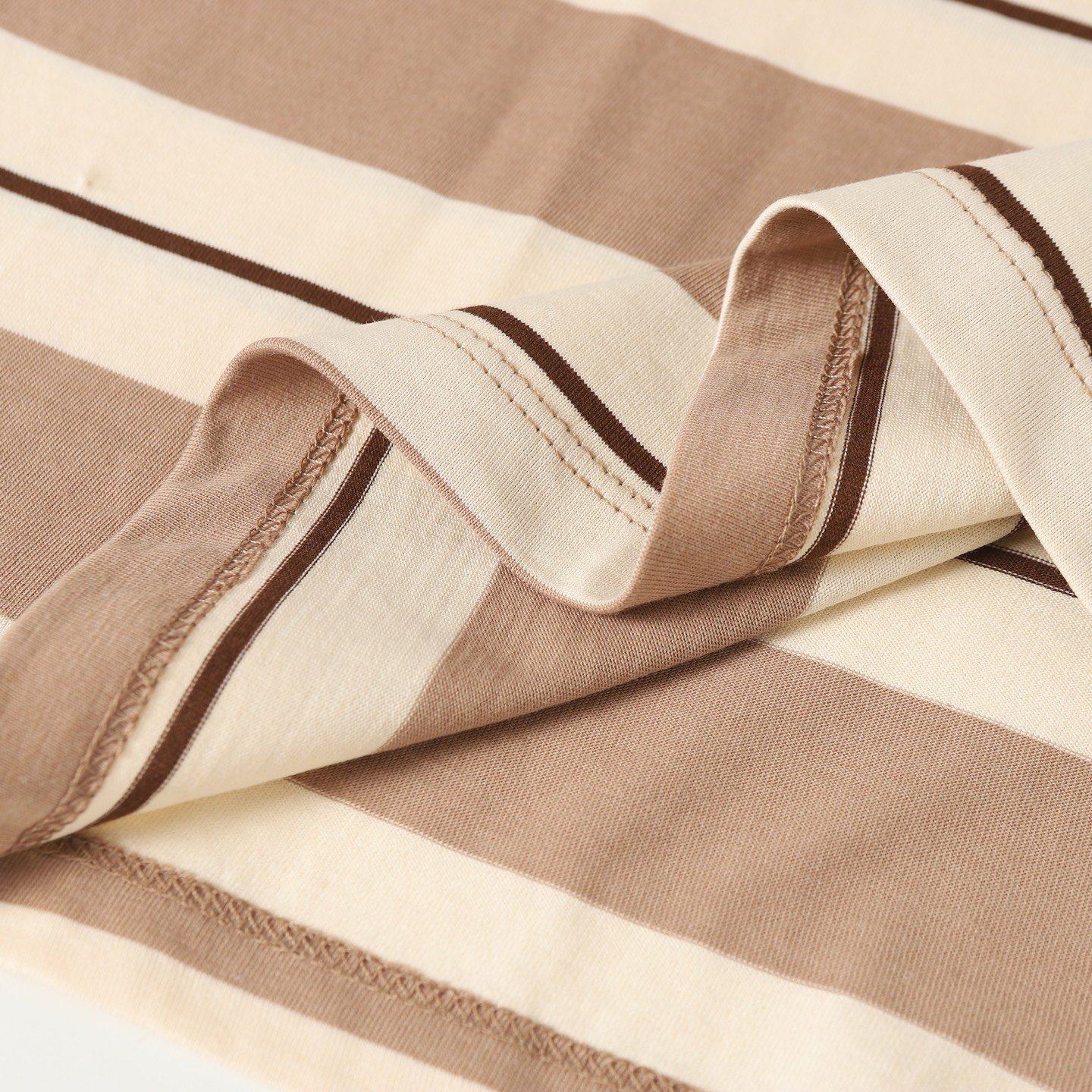 Miu Miu Striped Long-Sleeved Polo Shirt D112501 - Image 9