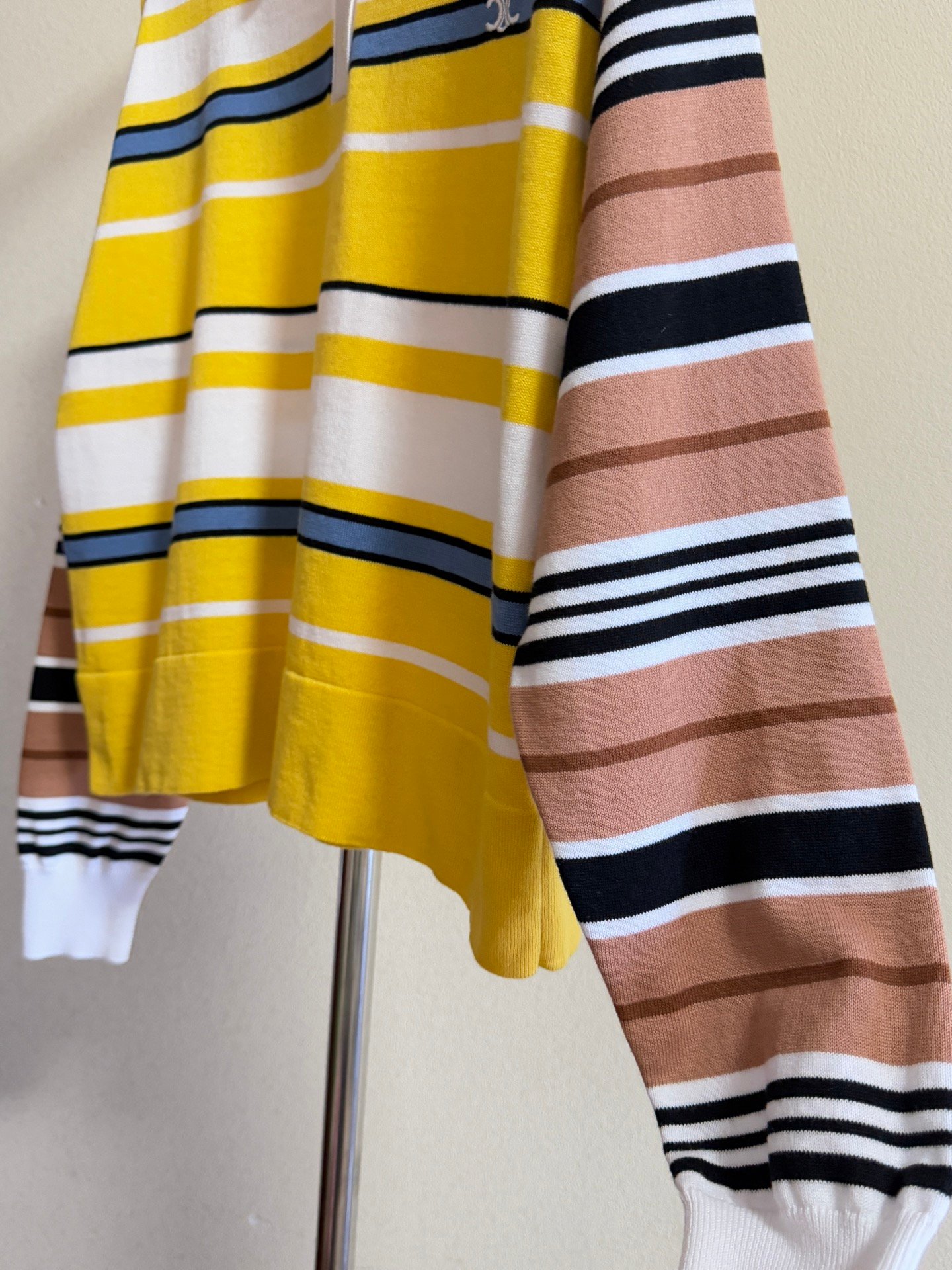 CELINE loose polo IN striped cotton D112408 - Image 7