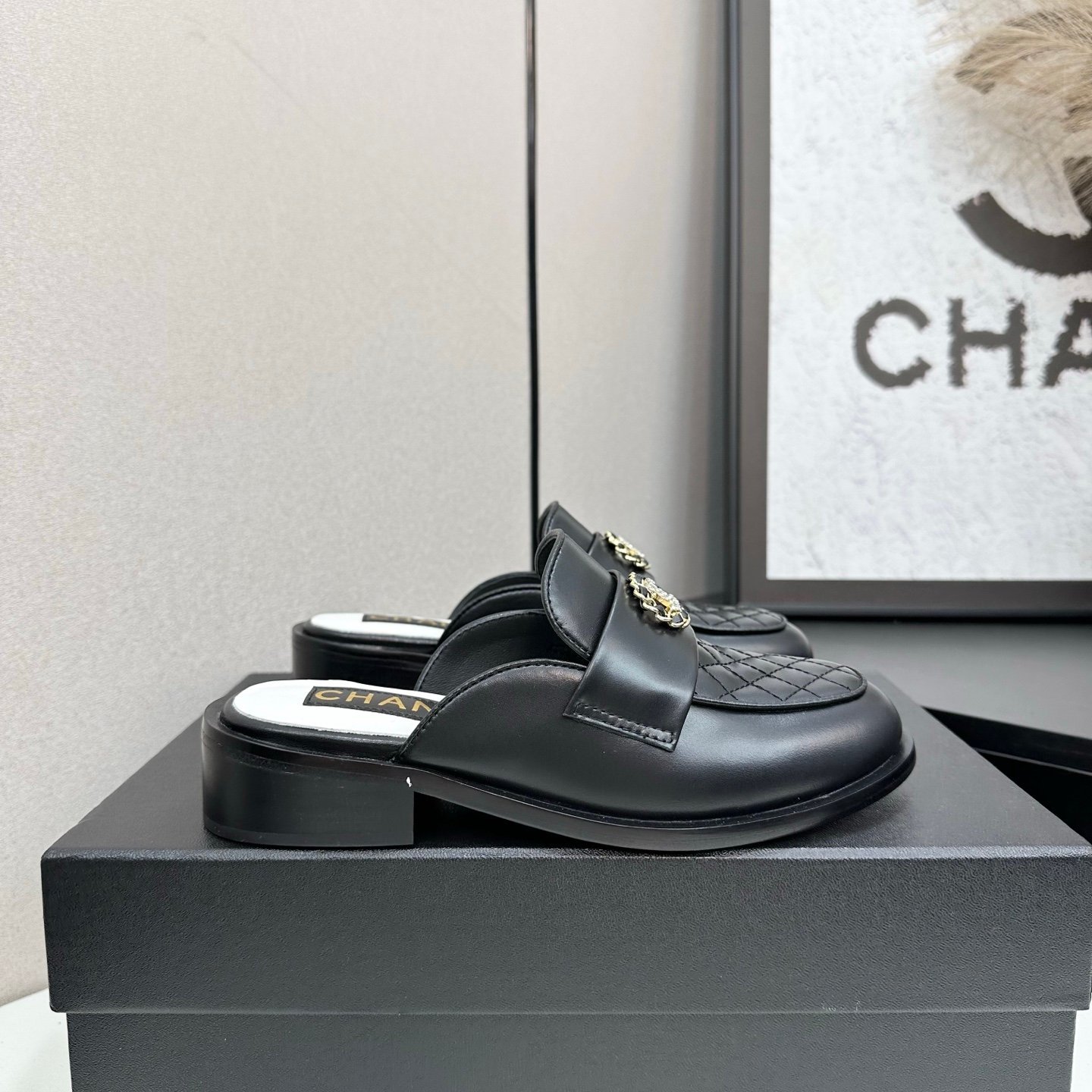 CHANEL Mulle Sandals L112609 - Image 2