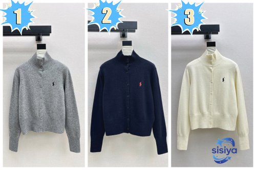 Polo Ralph Lauren Stand-up collar short cardigan sweater D111203