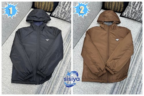 Prada Re-Nylon Hooded Jacket 112402