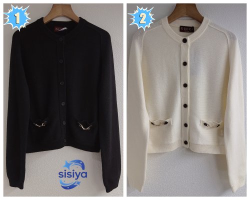 GUCCI double-pocket round-neck pullover sweater D122603