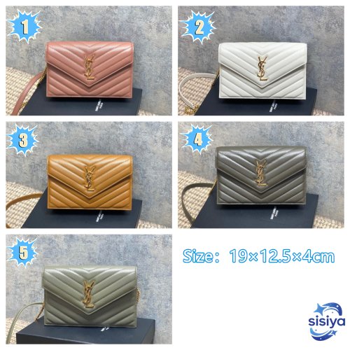 YSL Leather Chain Crossbody Bag L121103