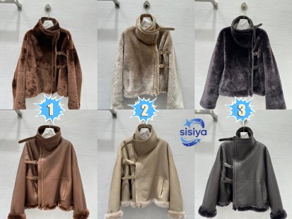 Hermès handcrafted fur and leather jacket coat D120204